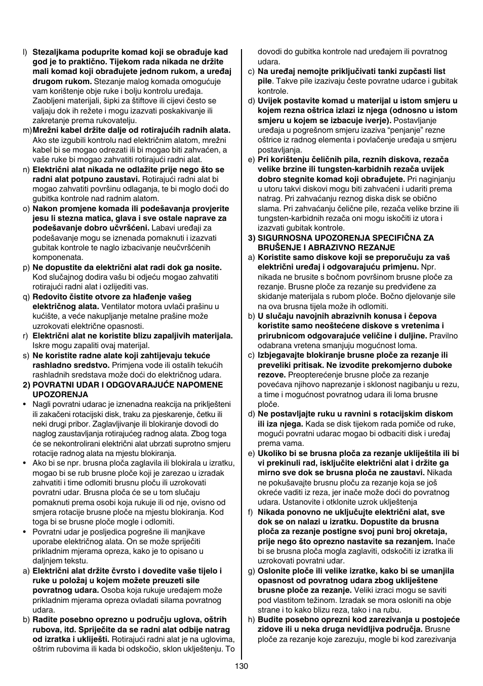 Skil 1415 AC User Manual | Page 130 / 188