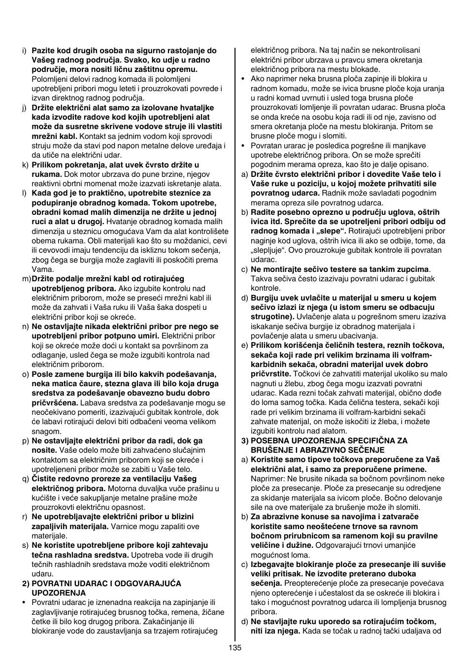 Skil 1415 AC User Manual | Page 135 / 188