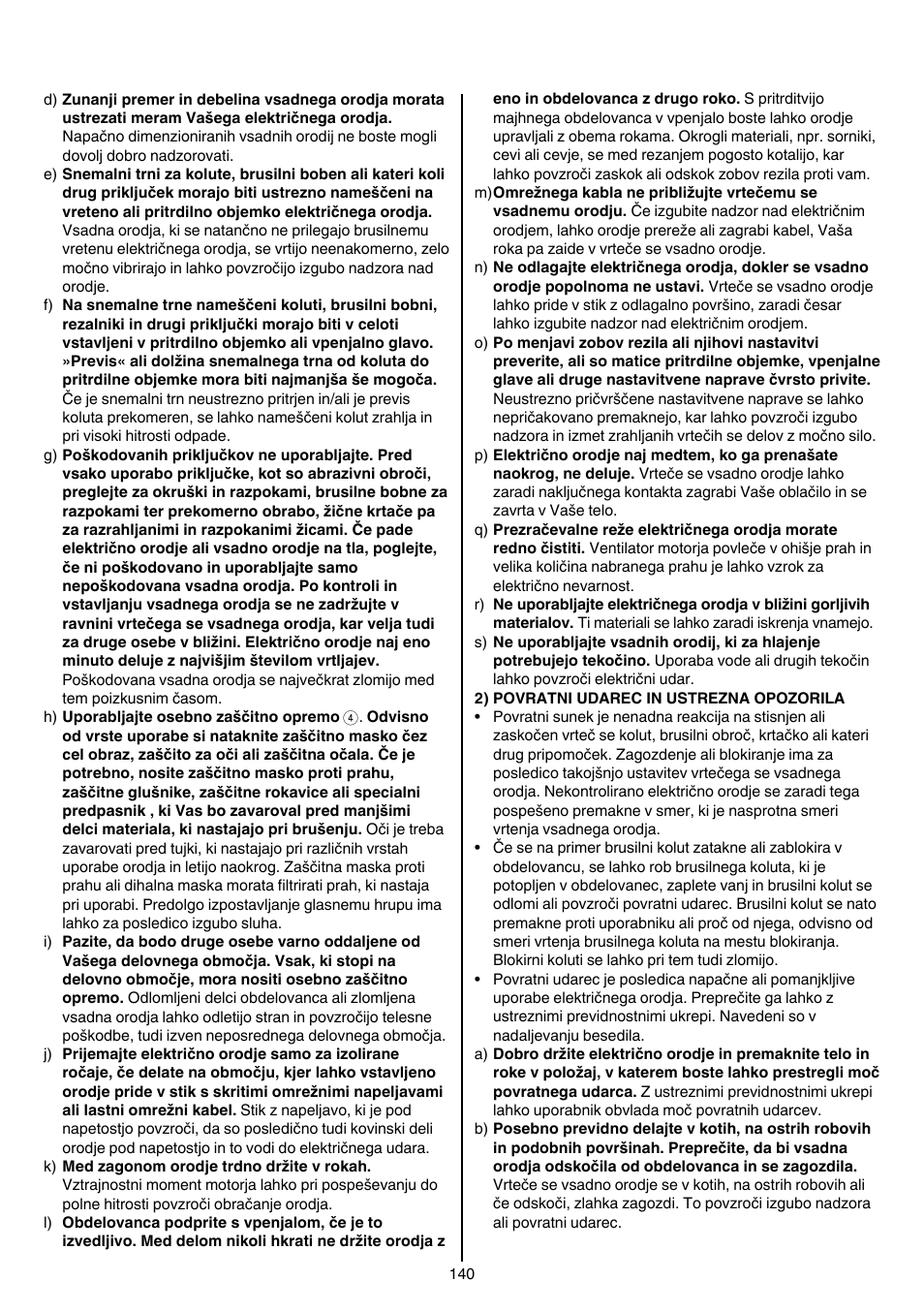 Skil 1415 AC User Manual | Page 140 / 188