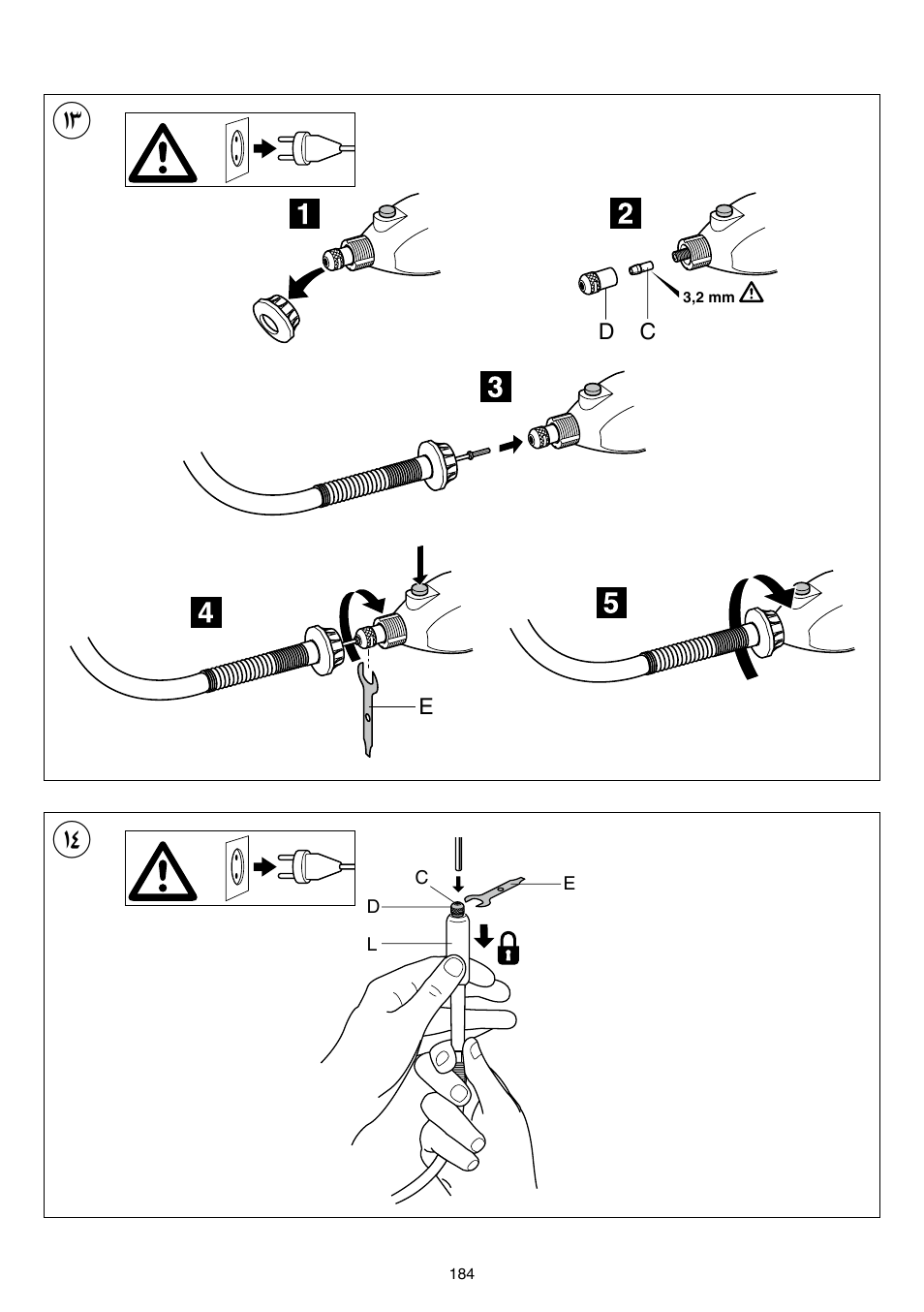 Skil 1415 AC User Manual | Page 184 / 188