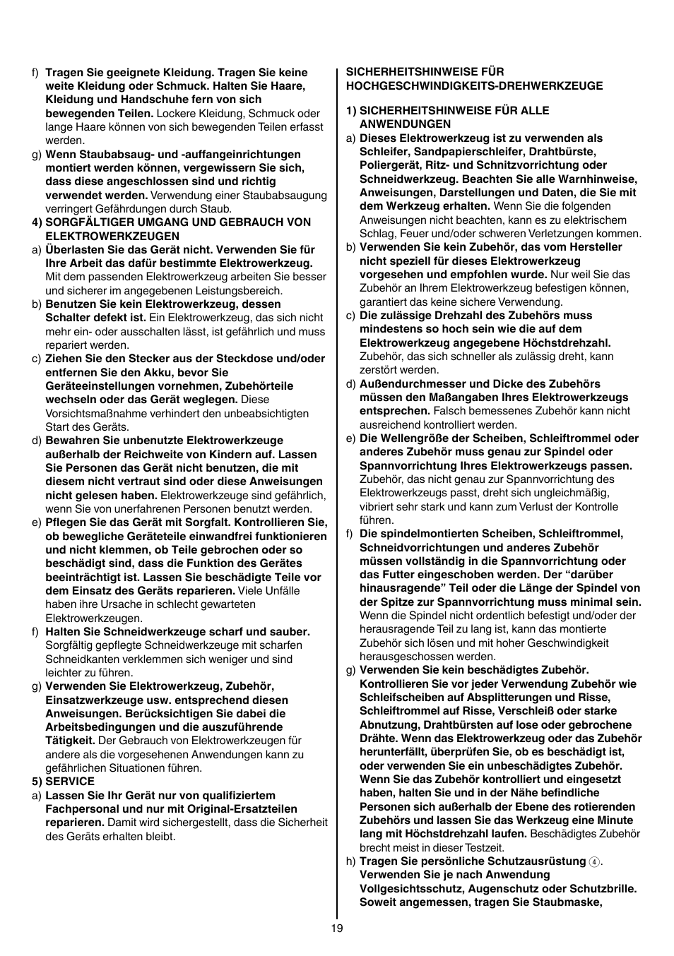 Skil 1415 AC User Manual | Page 19 / 188