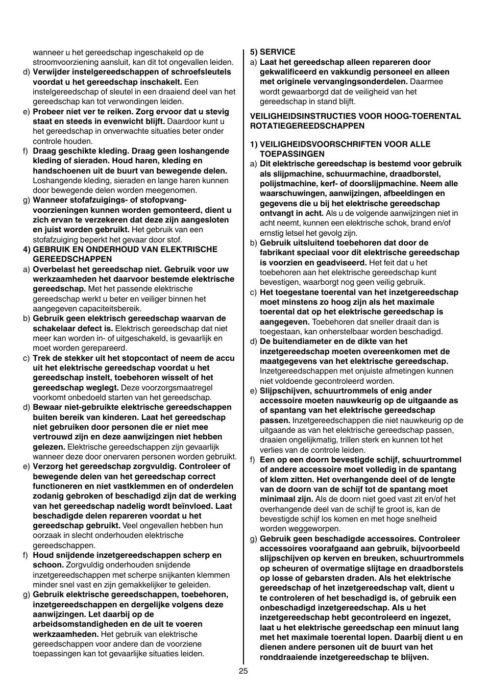 Skil 1415 AC User Manual | Page 25 / 188
