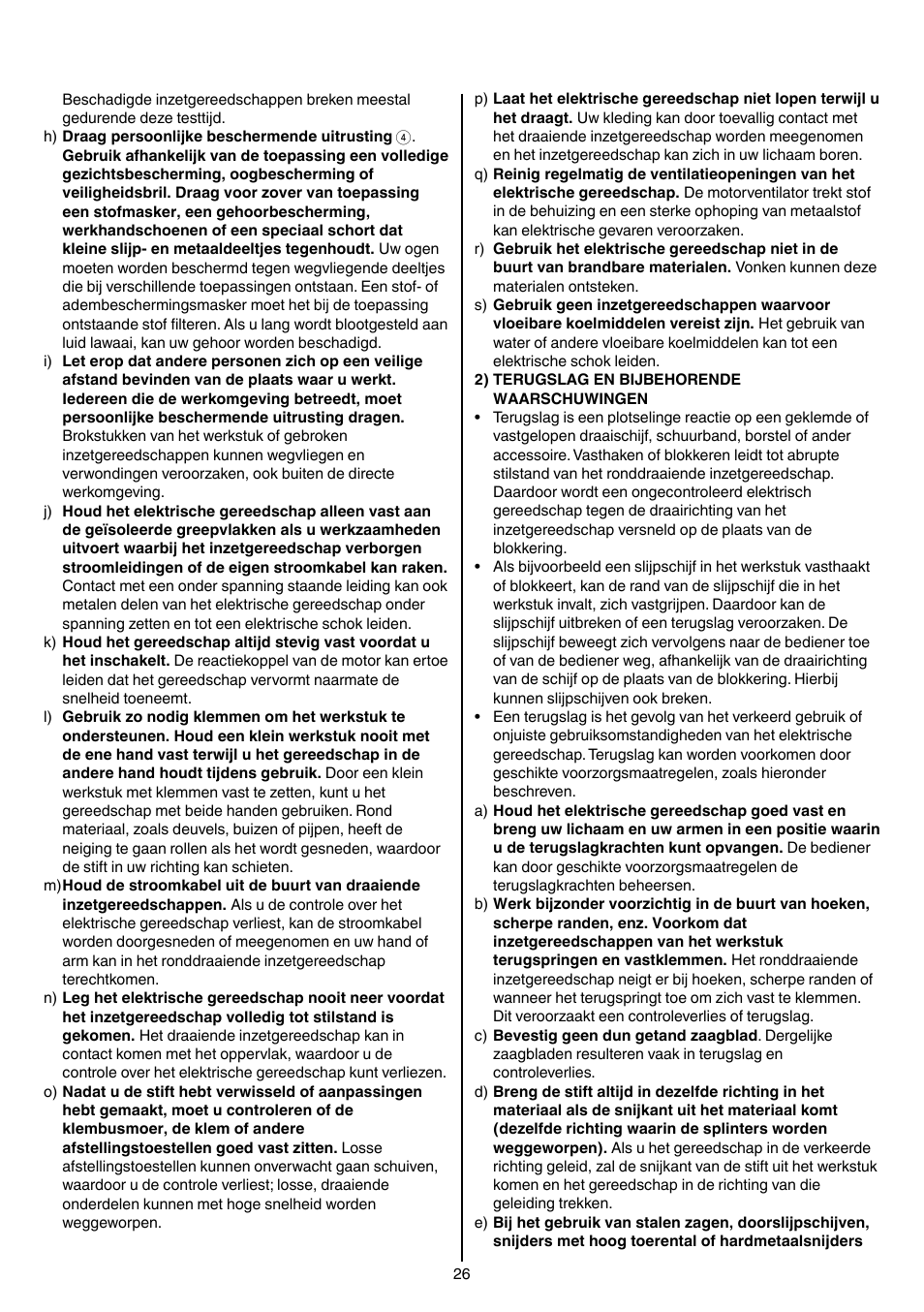 Skil 1415 AC User Manual | Page 26 / 188