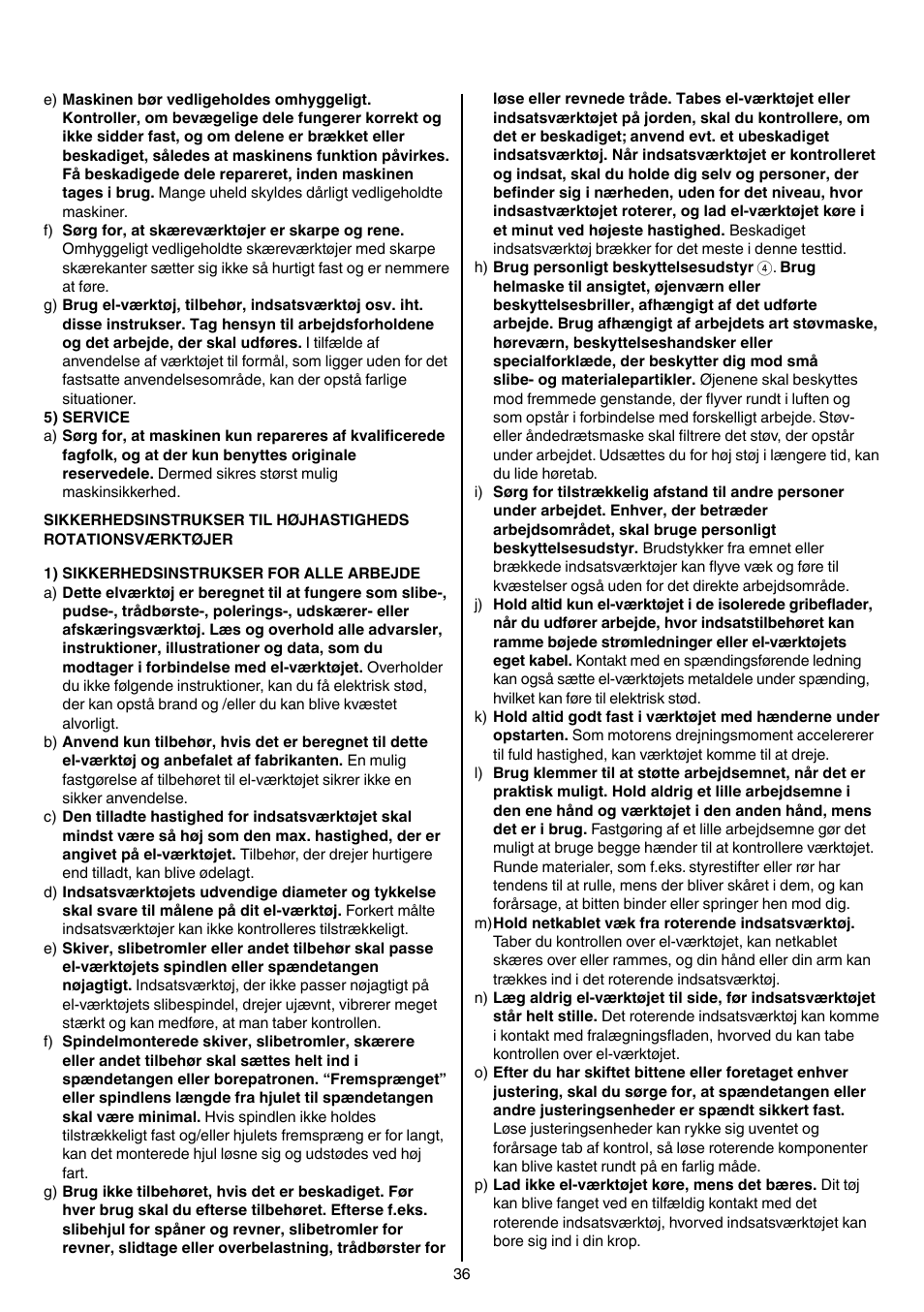 Skil 1415 AC User Manual | Page 36 / 188