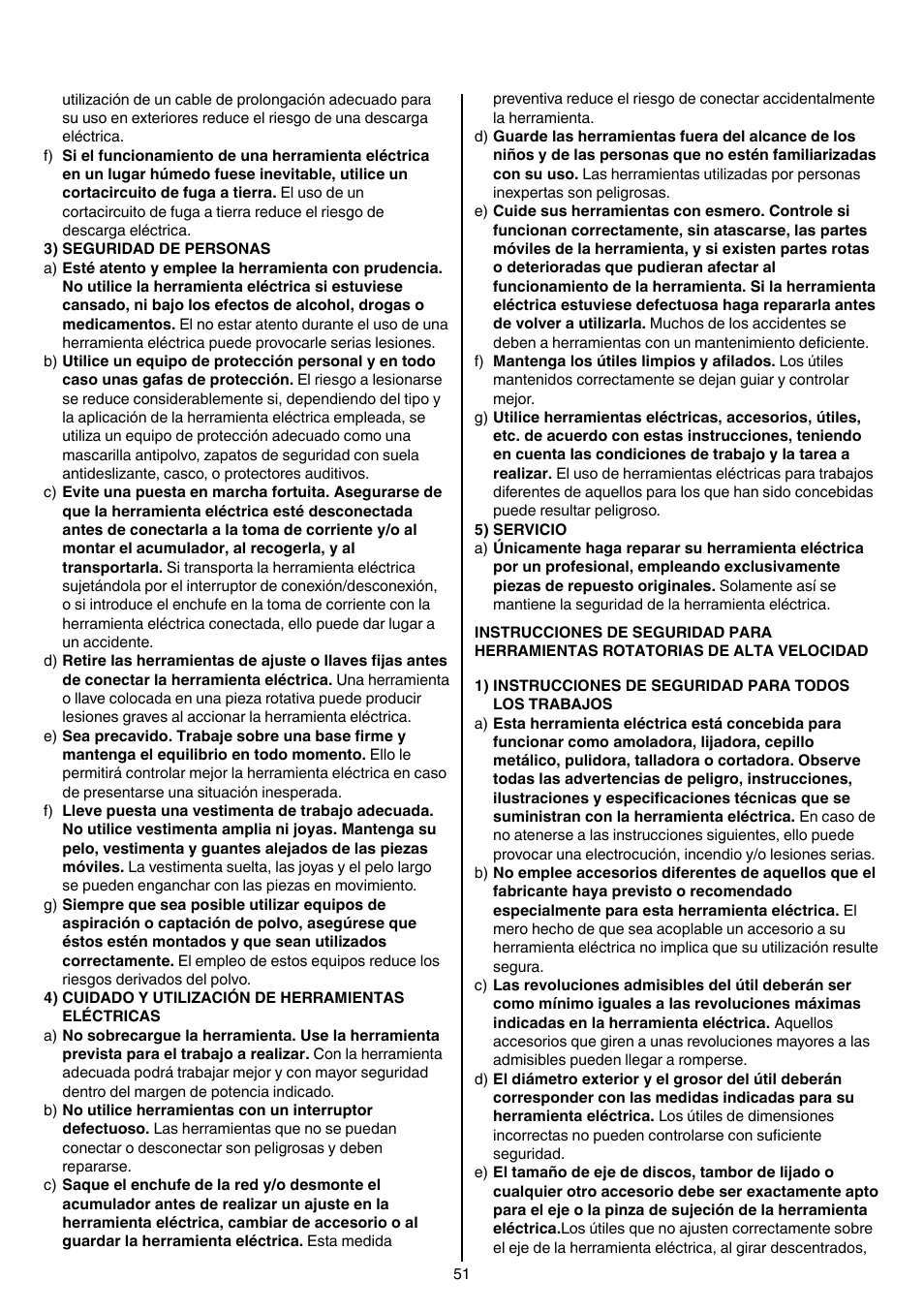 Skil 1415 AC User Manual | Page 51 / 188