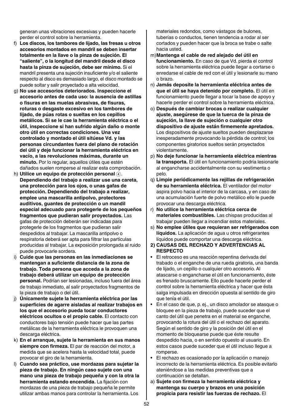 Skil 1415 AC User Manual | Page 52 / 188