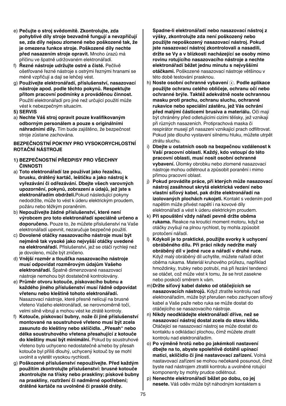Skil 1415 AC User Manual | Page 75 / 188
