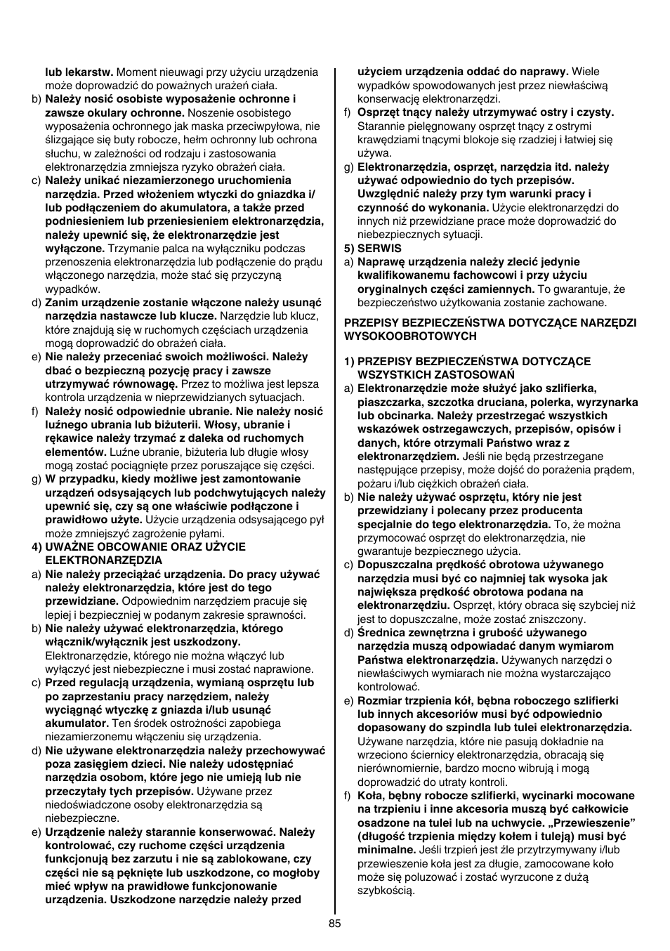 Skil 1415 AC User Manual | Page 85 / 188