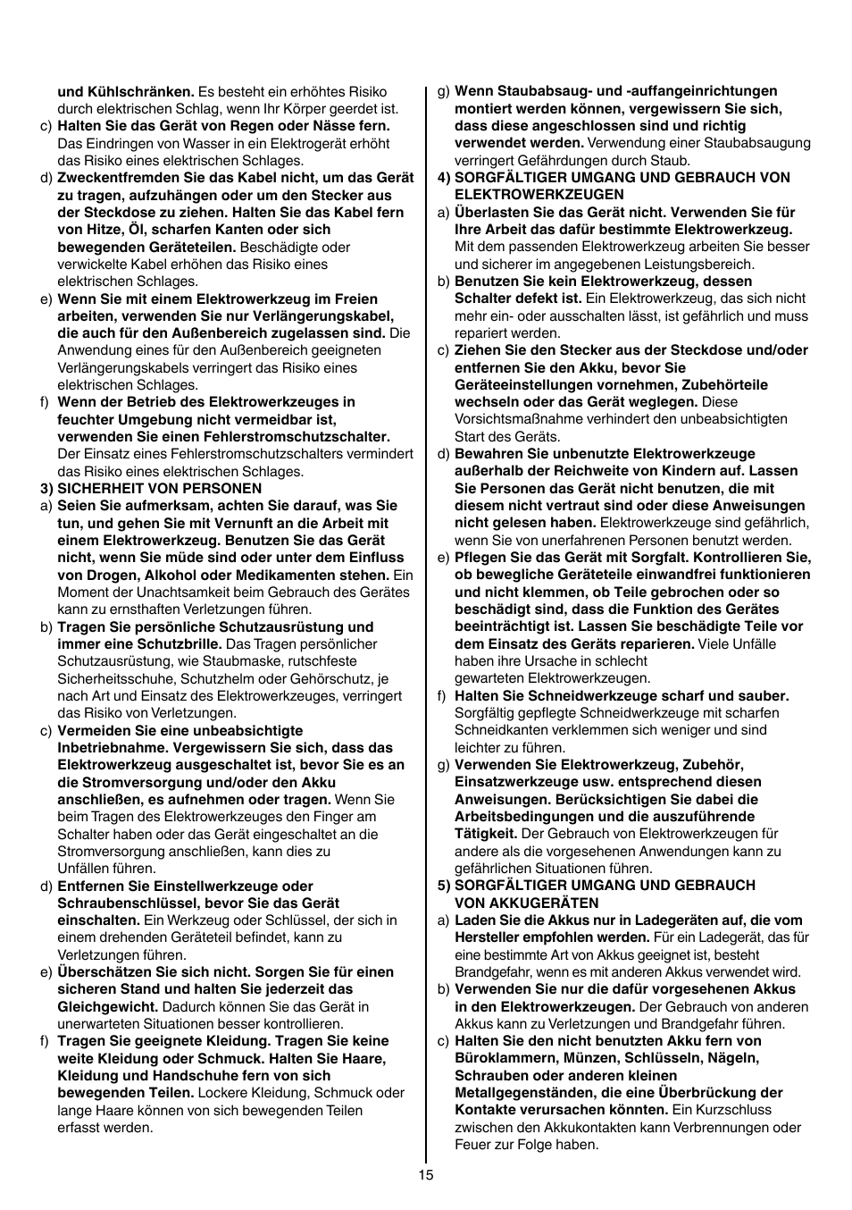 Skil 2026 AA User Manual | Page 15 / 132