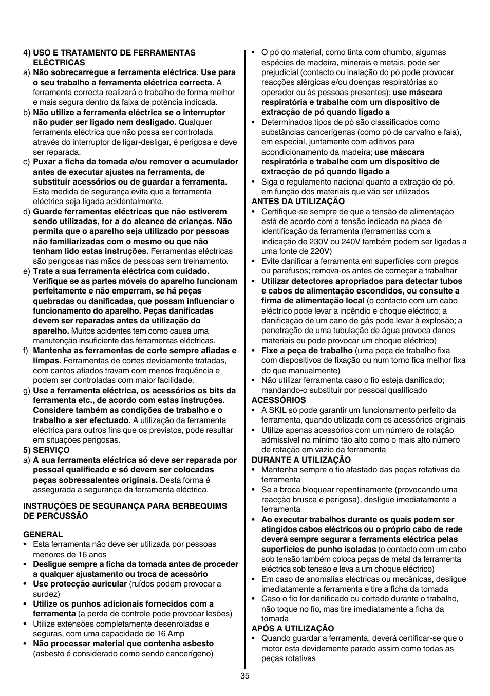 Skil 6389 AG User Manual | Page 35 / 108
