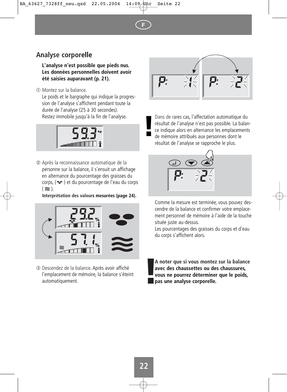 SOEHNLE Body Balance Pacific User Manual | Page 22 / 148