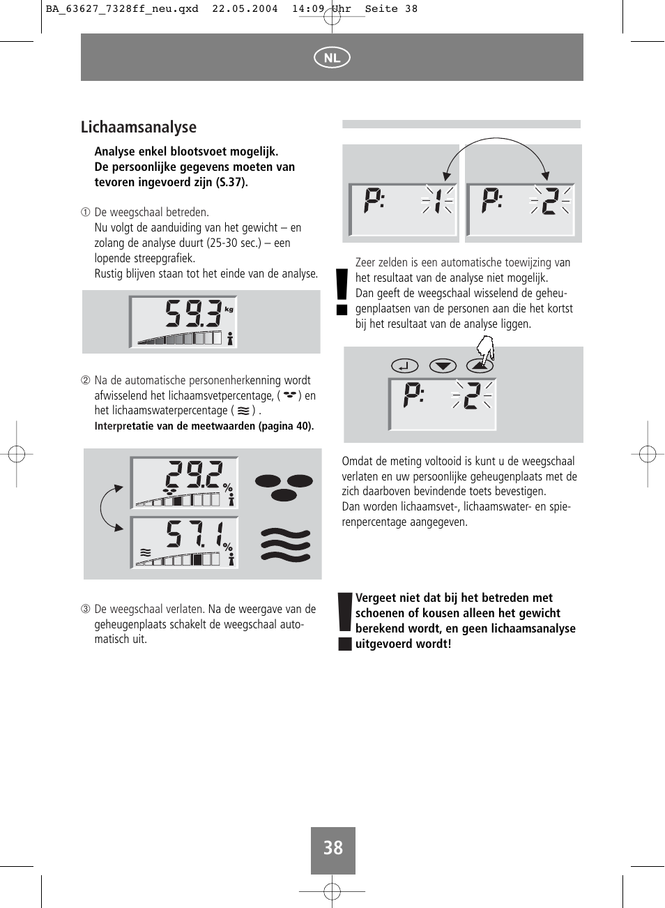 SOEHNLE Body Balance Pacific User Manual | Page 38 / 148