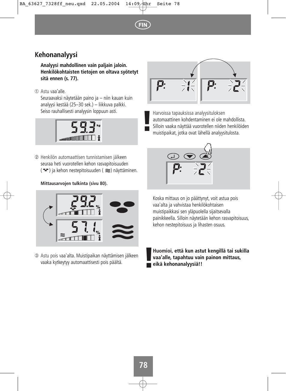 SOEHNLE Body Balance Pacific User Manual | Page 78 / 148