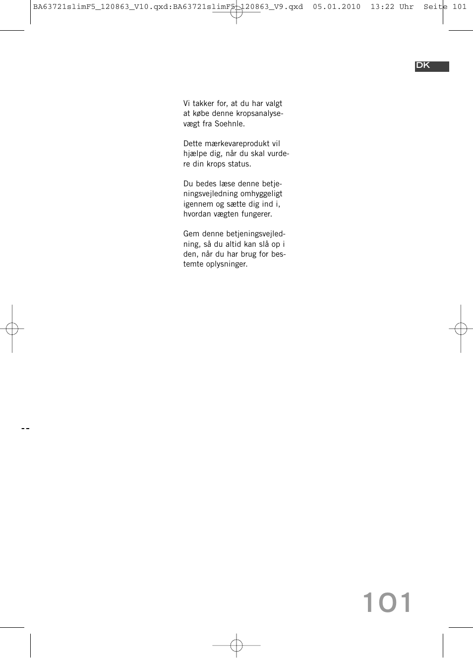 SOEHNLE Body Balance Slim F5 User Manual | Page 101 / 256