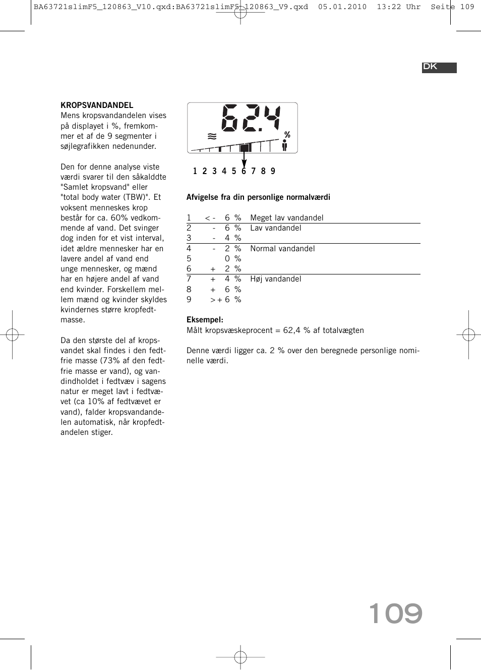 SOEHNLE Body Balance Slim F5 User Manual | Page 109 / 256