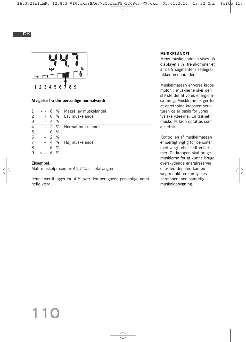 SOEHNLE Body Balance Slim F5 User Manual | Page 110 / 256