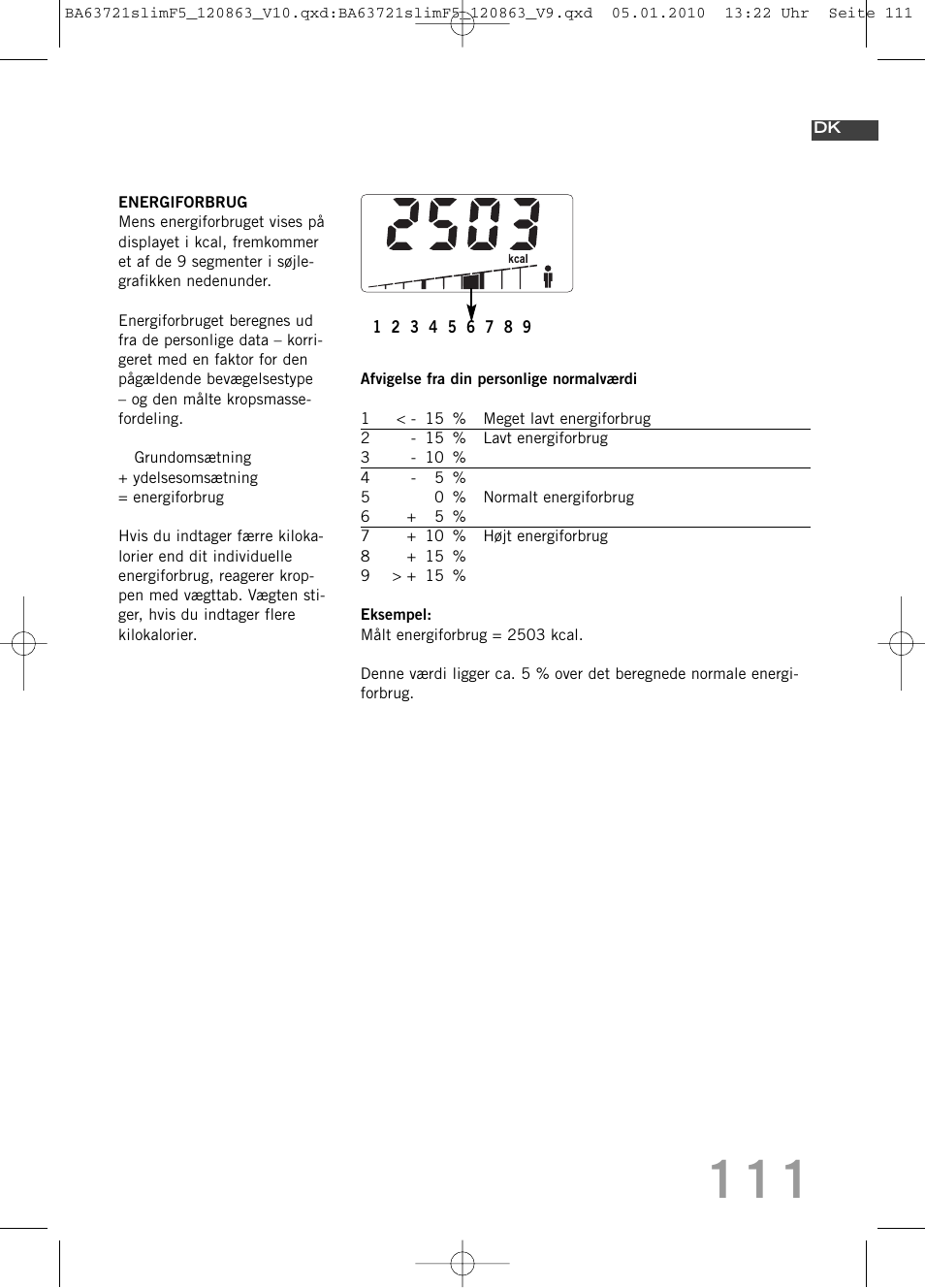 SOEHNLE Body Balance Slim F5 User Manual | Page 111 / 256