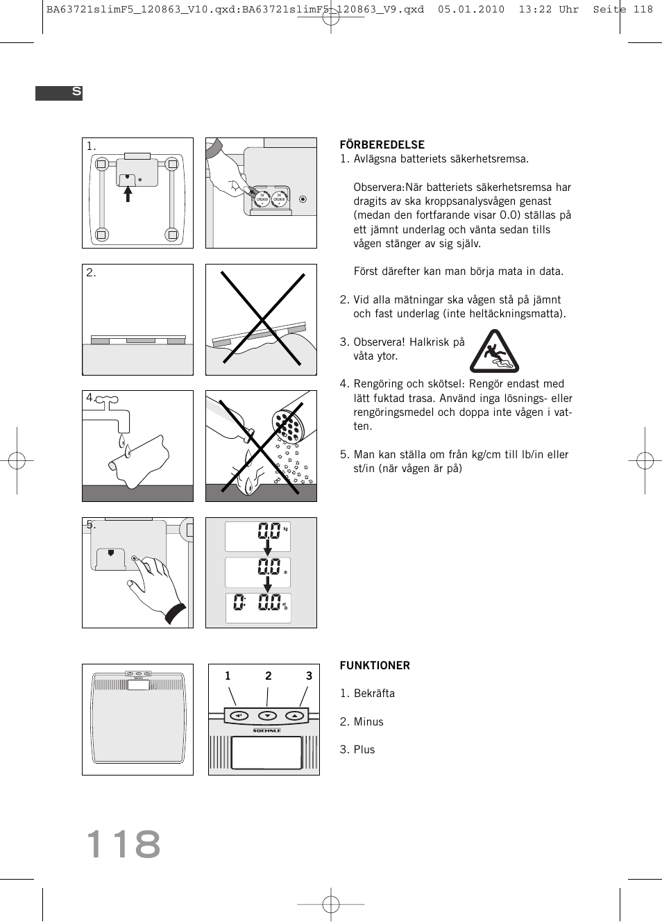 SOEHNLE Body Balance Slim F5 User Manual | Page 118 / 256
