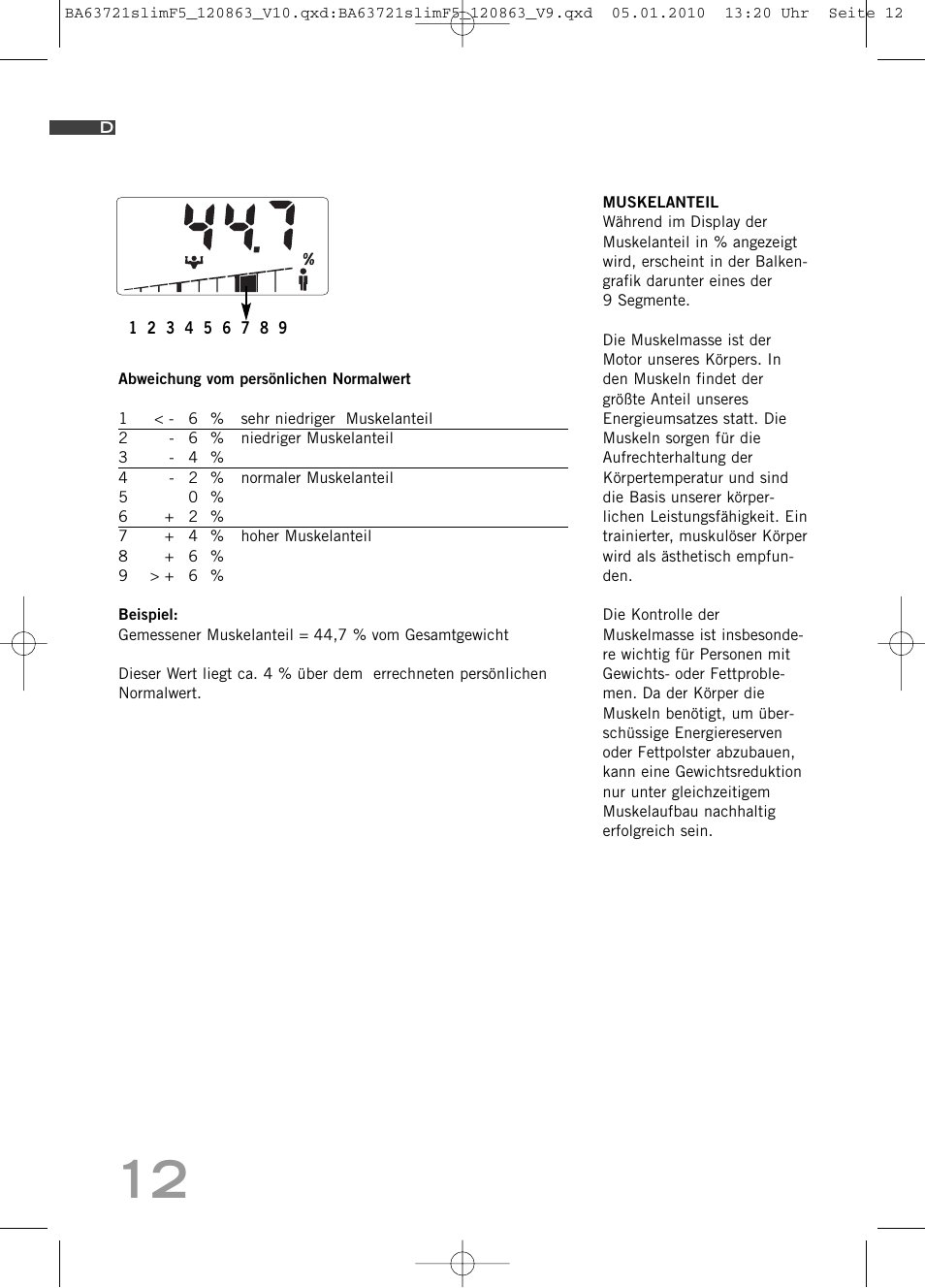 SOEHNLE Body Balance Slim F5 User Manual | Page 12 / 256