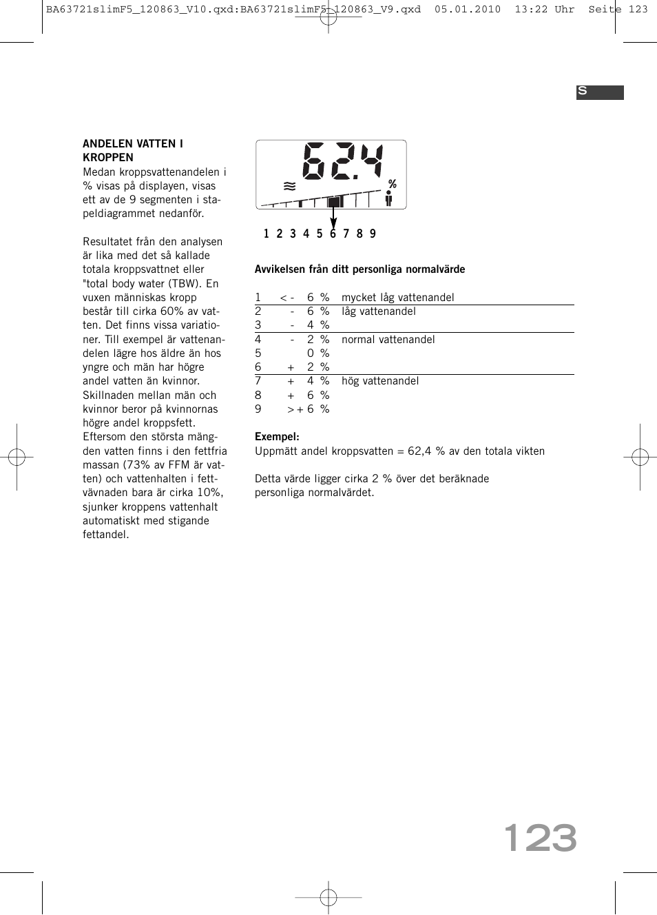 SOEHNLE Body Balance Slim F5 User Manual | Page 123 / 256