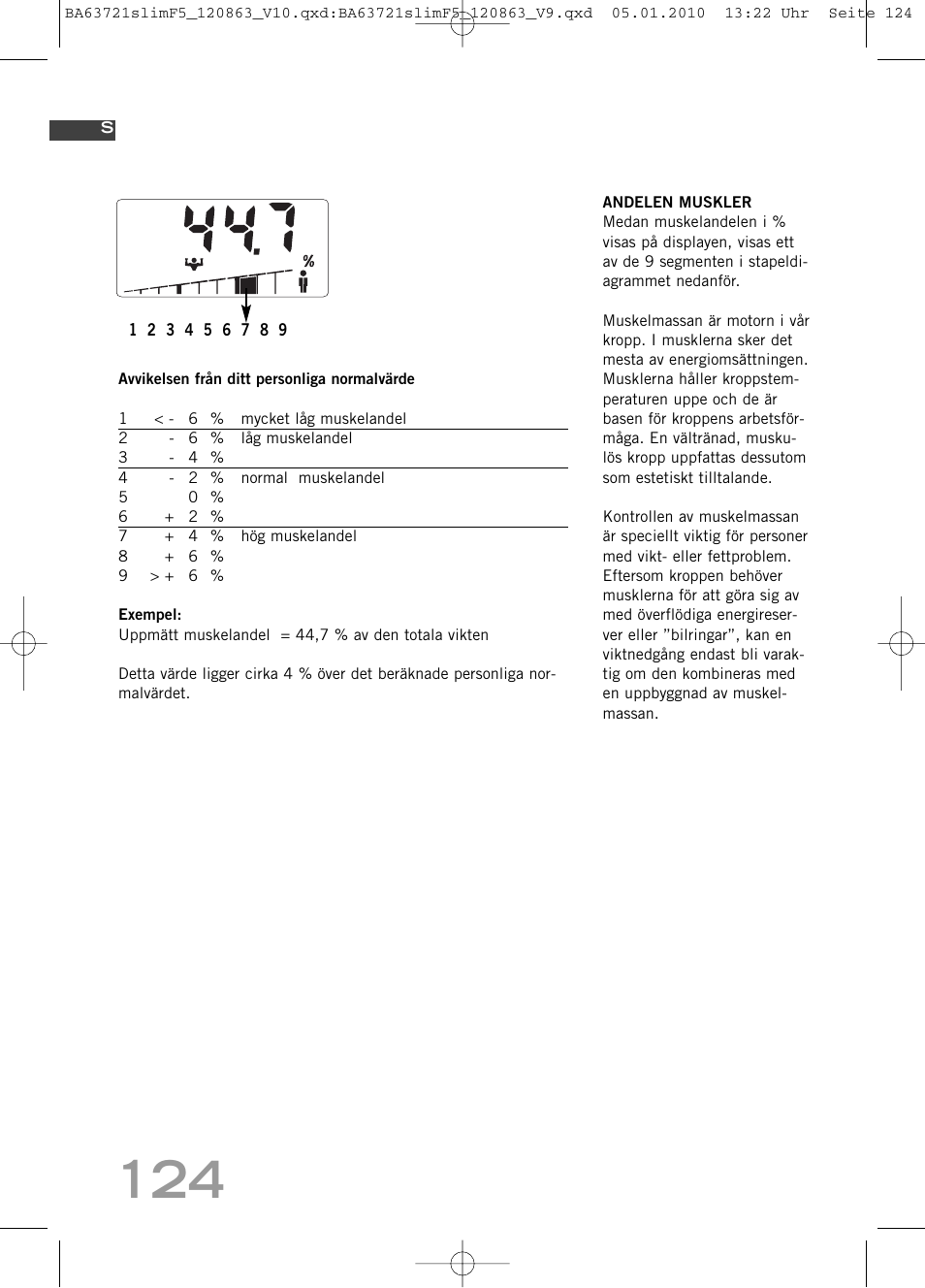 SOEHNLE Body Balance Slim F5 User Manual | Page 124 / 256