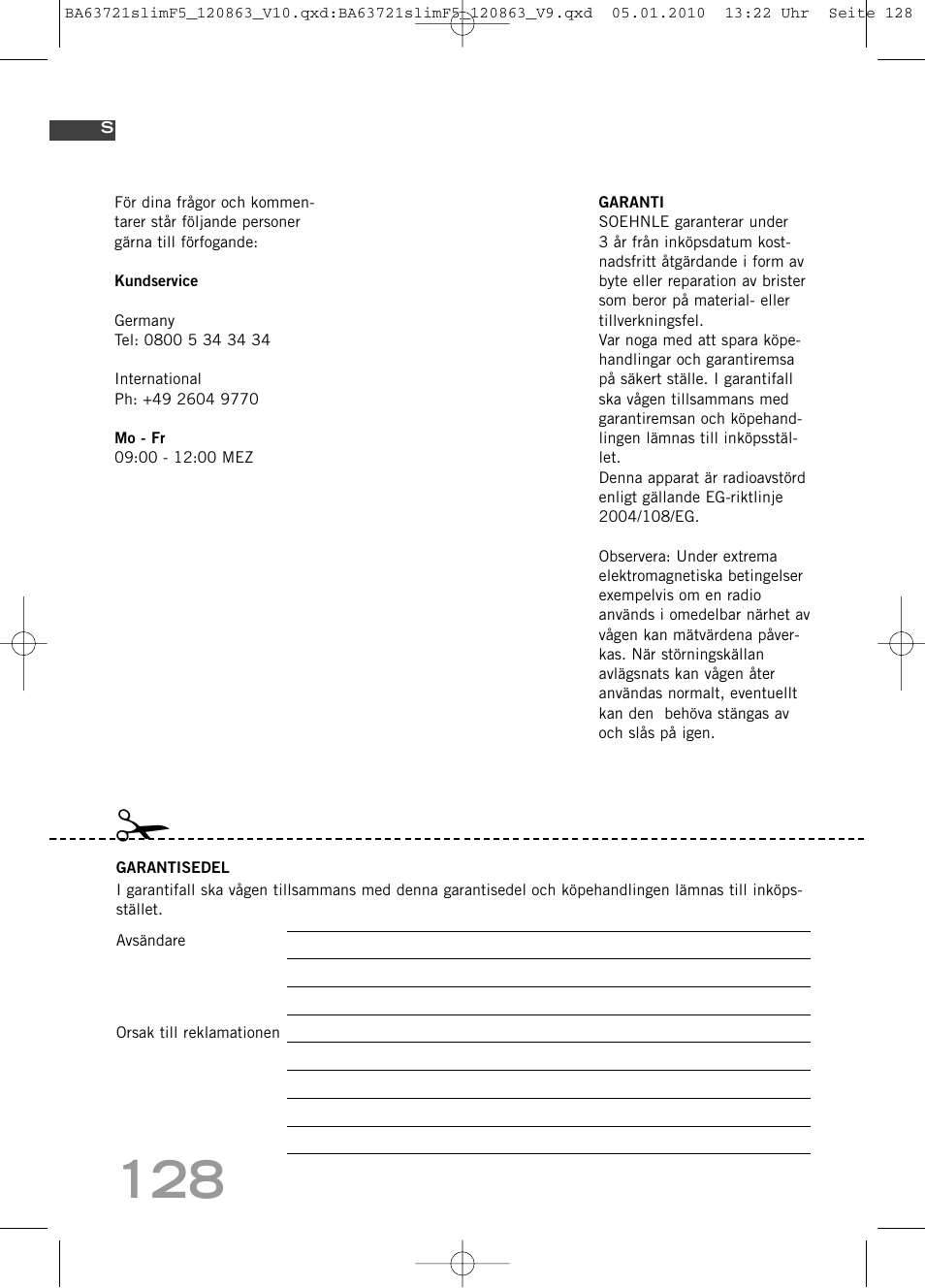 SOEHNLE Body Balance Slim F5 User Manual | Page 128 / 256