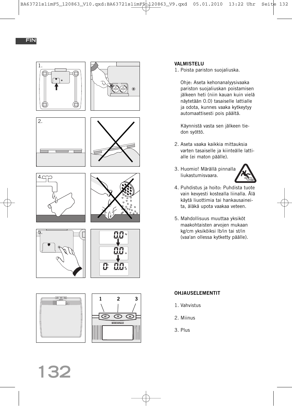 SOEHNLE Body Balance Slim F5 User Manual | Page 132 / 256