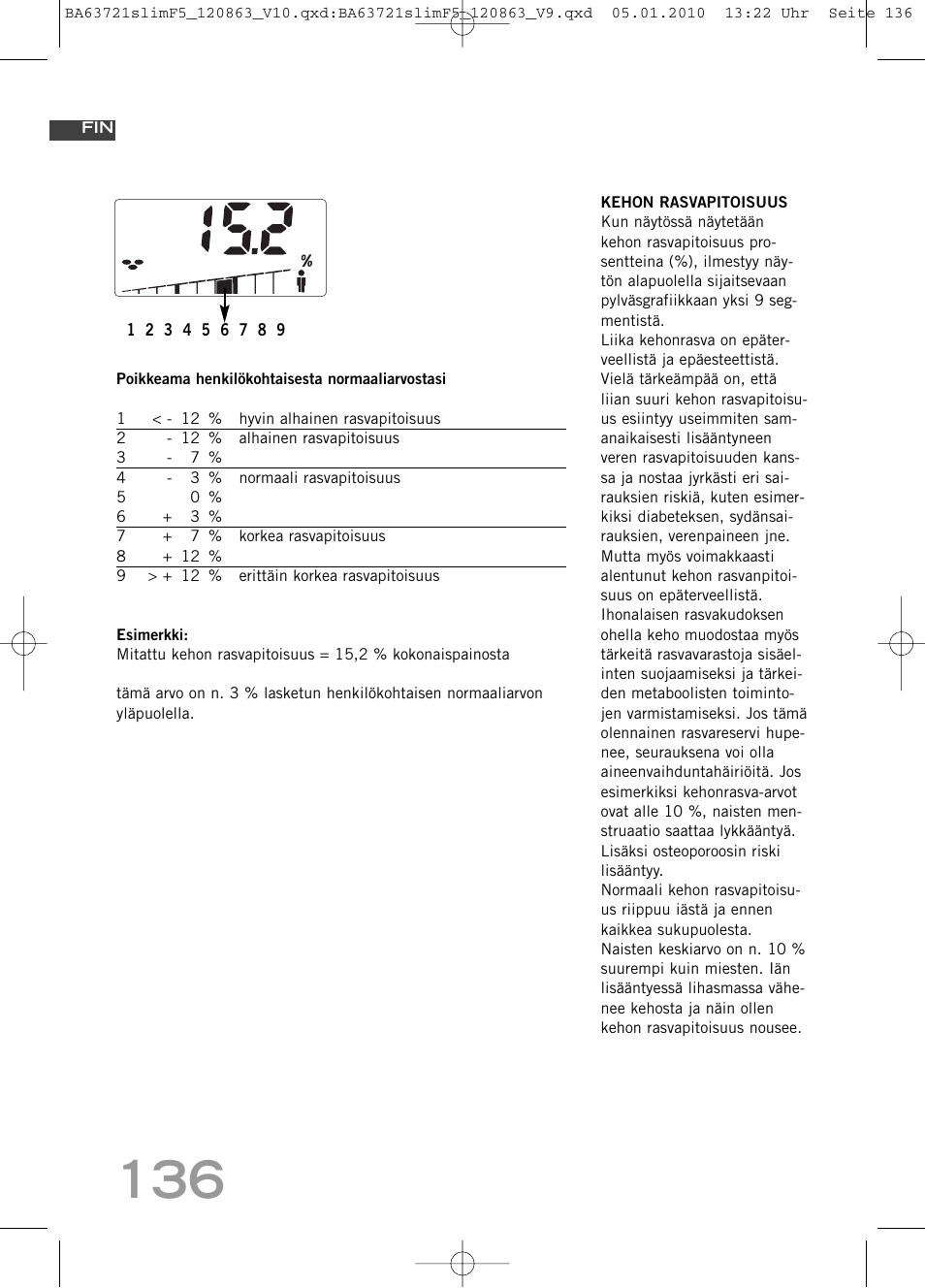 SOEHNLE Body Balance Slim F5 User Manual | Page 136 / 256