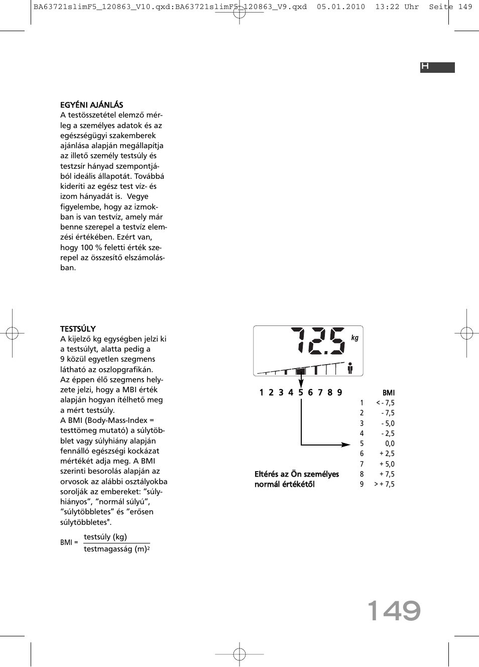 SOEHNLE Body Balance Slim F5 User Manual | Page 149 / 256