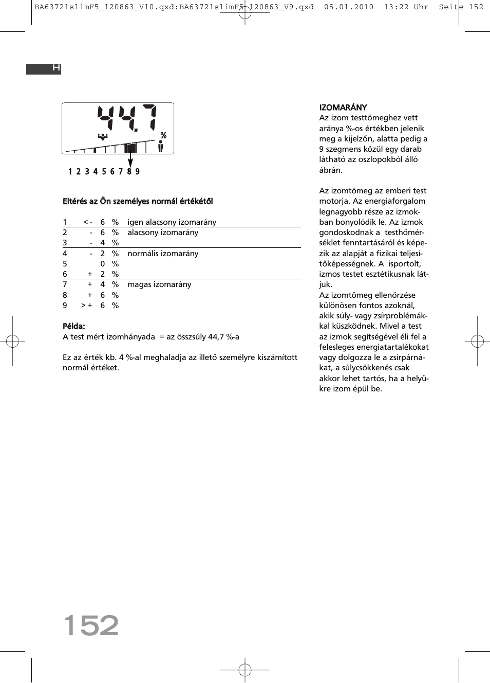 SOEHNLE Body Balance Slim F5 User Manual | Page 152 / 256
