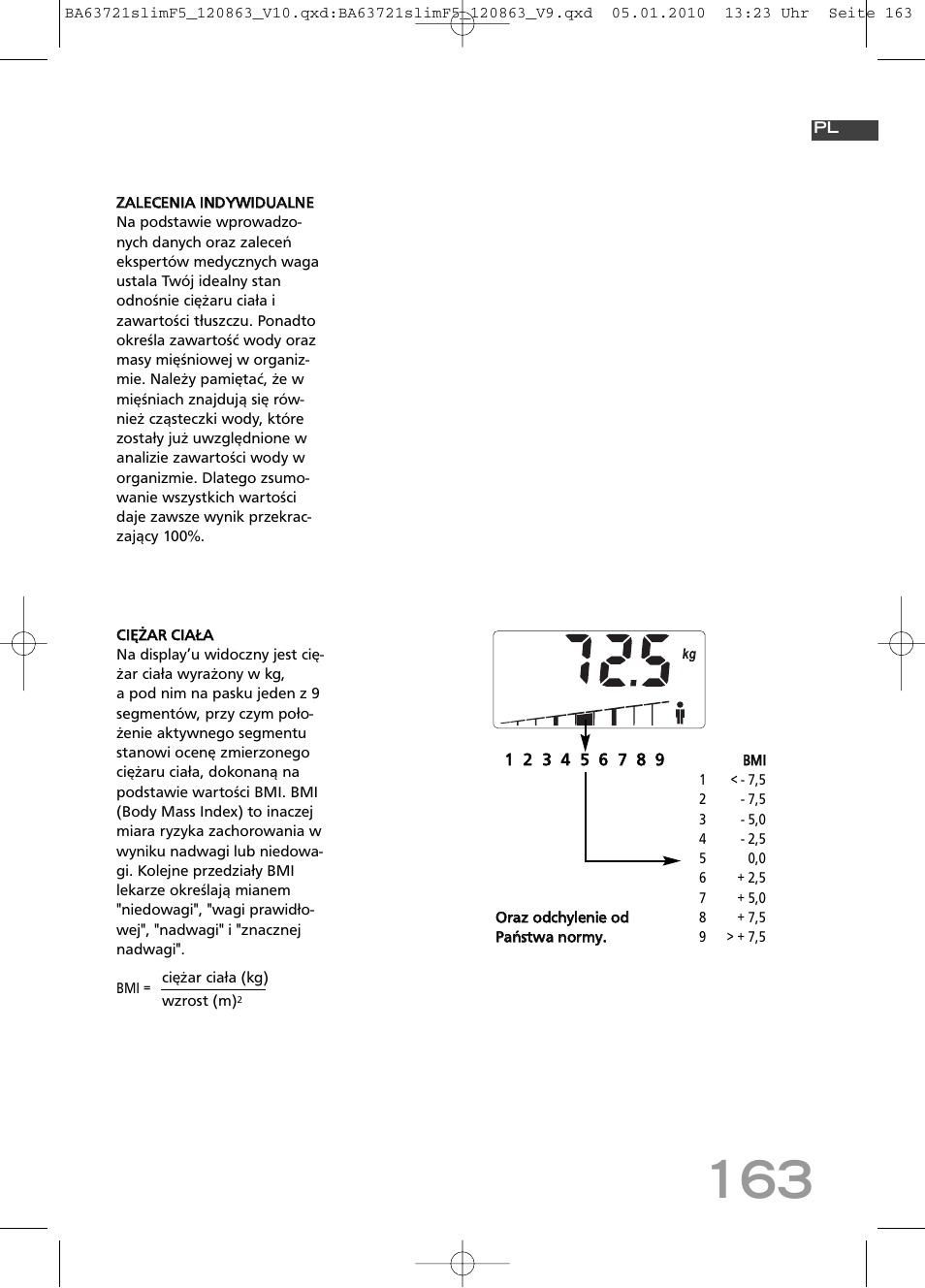 SOEHNLE Body Balance Slim F5 User Manual | Page 163 / 256