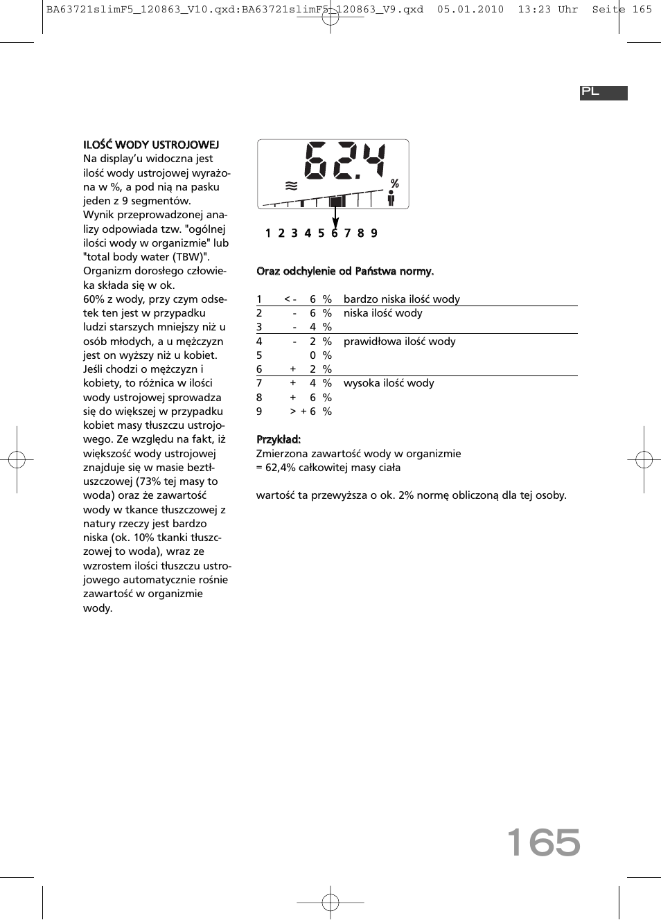 SOEHNLE Body Balance Slim F5 User Manual | Page 165 / 256