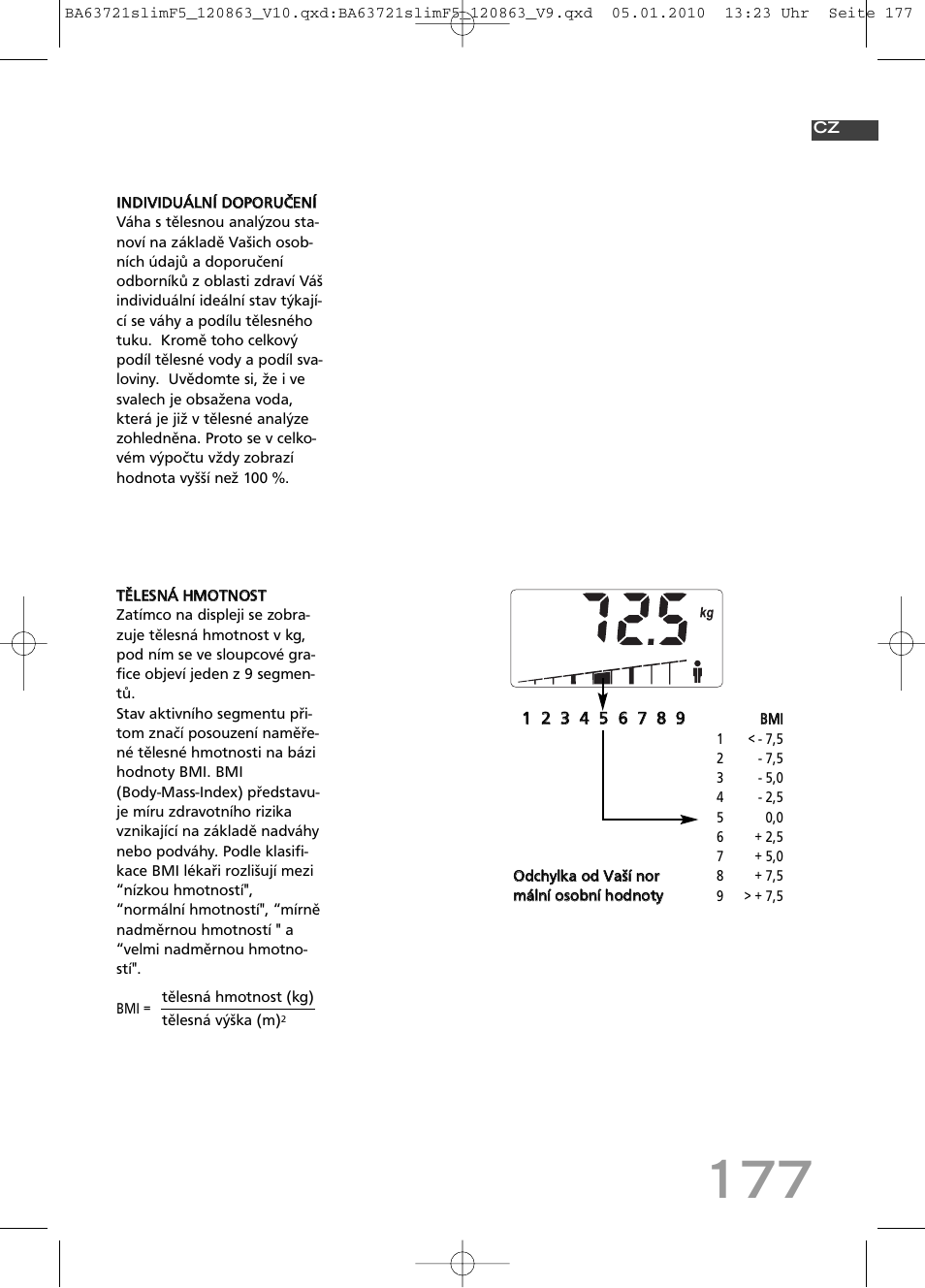 SOEHNLE Body Balance Slim F5 User Manual | Page 177 / 256