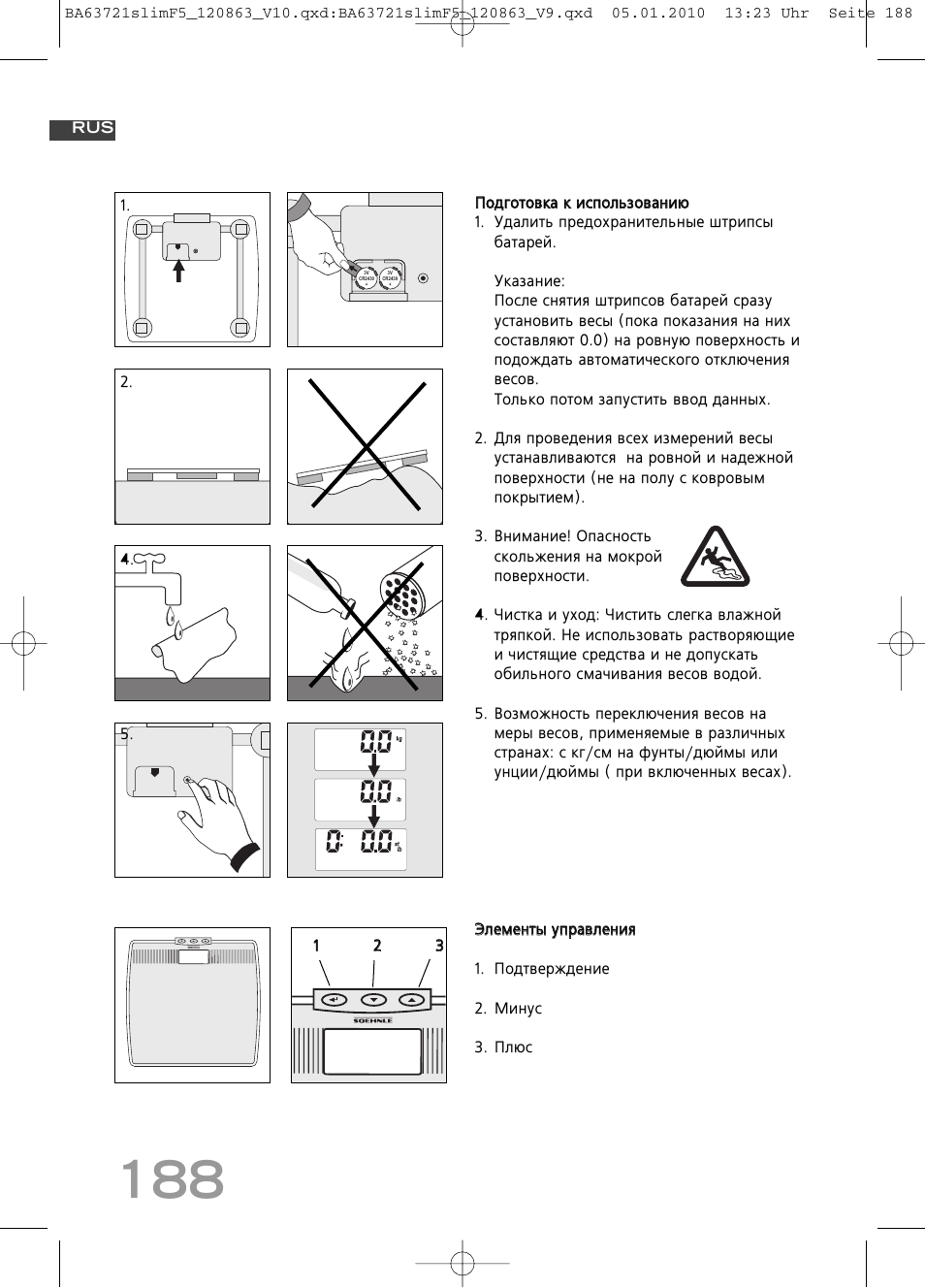 SOEHNLE Body Balance Slim F5 User Manual | Page 188 / 256