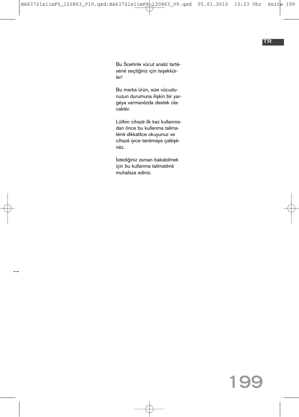 SOEHNLE Body Balance Slim F5 User Manual | Page 199 / 256