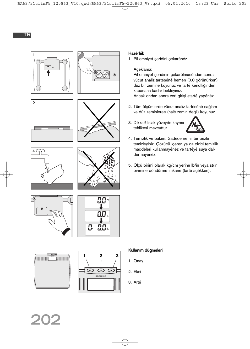 SOEHNLE Body Balance Slim F5 User Manual | Page 202 / 256