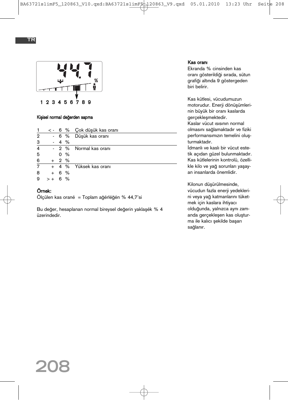 SOEHNLE Body Balance Slim F5 User Manual | Page 208 / 256