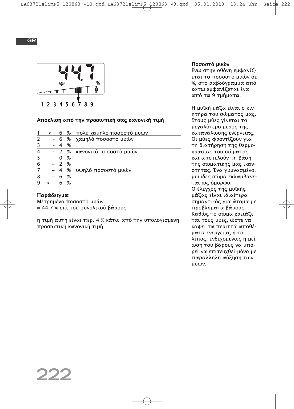 SOEHNLE Body Balance Slim F5 User Manual | Page 222 / 256