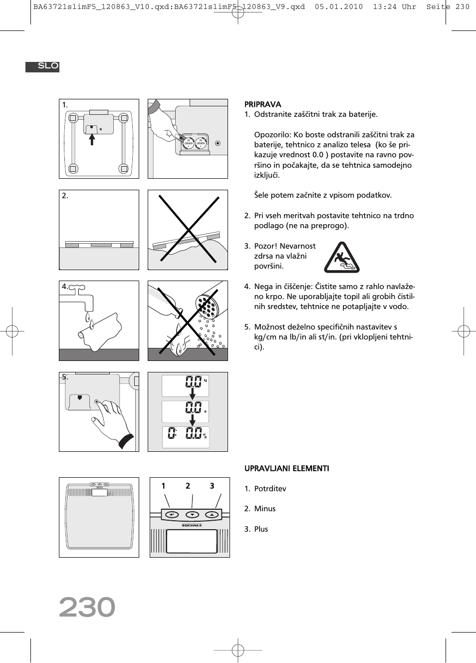 SOEHNLE Body Balance Slim F5 User Manual | Page 230 / 256