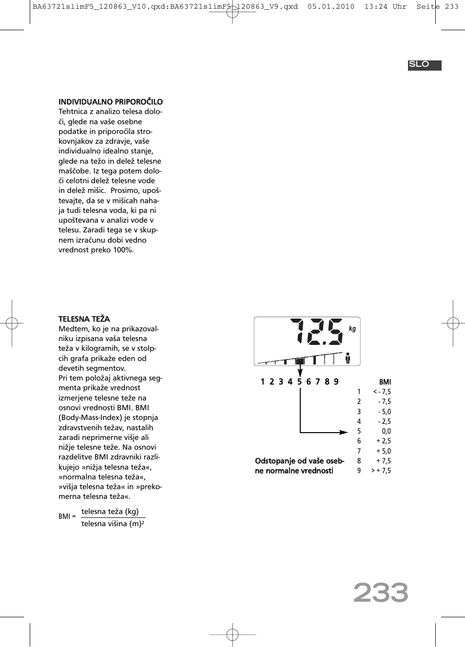 SOEHNLE Body Balance Slim F5 User Manual | Page 233 / 256