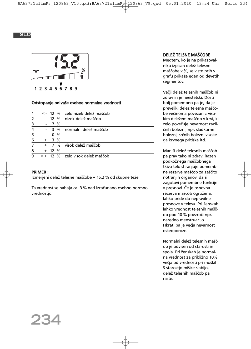 SOEHNLE Body Balance Slim F5 User Manual | Page 234 / 256
