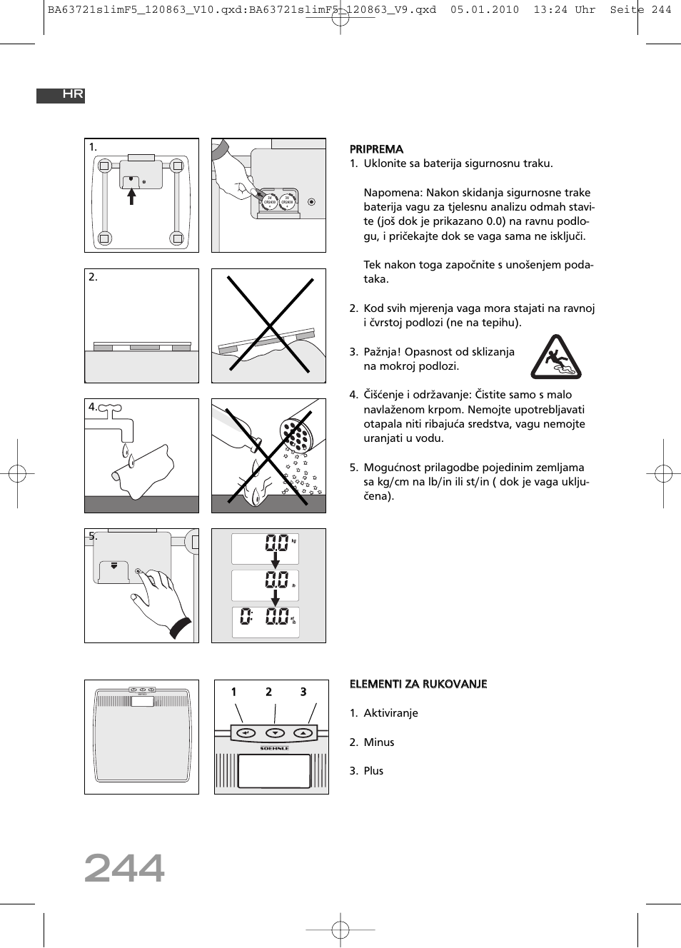SOEHNLE Body Balance Slim F5 User Manual | Page 244 / 256