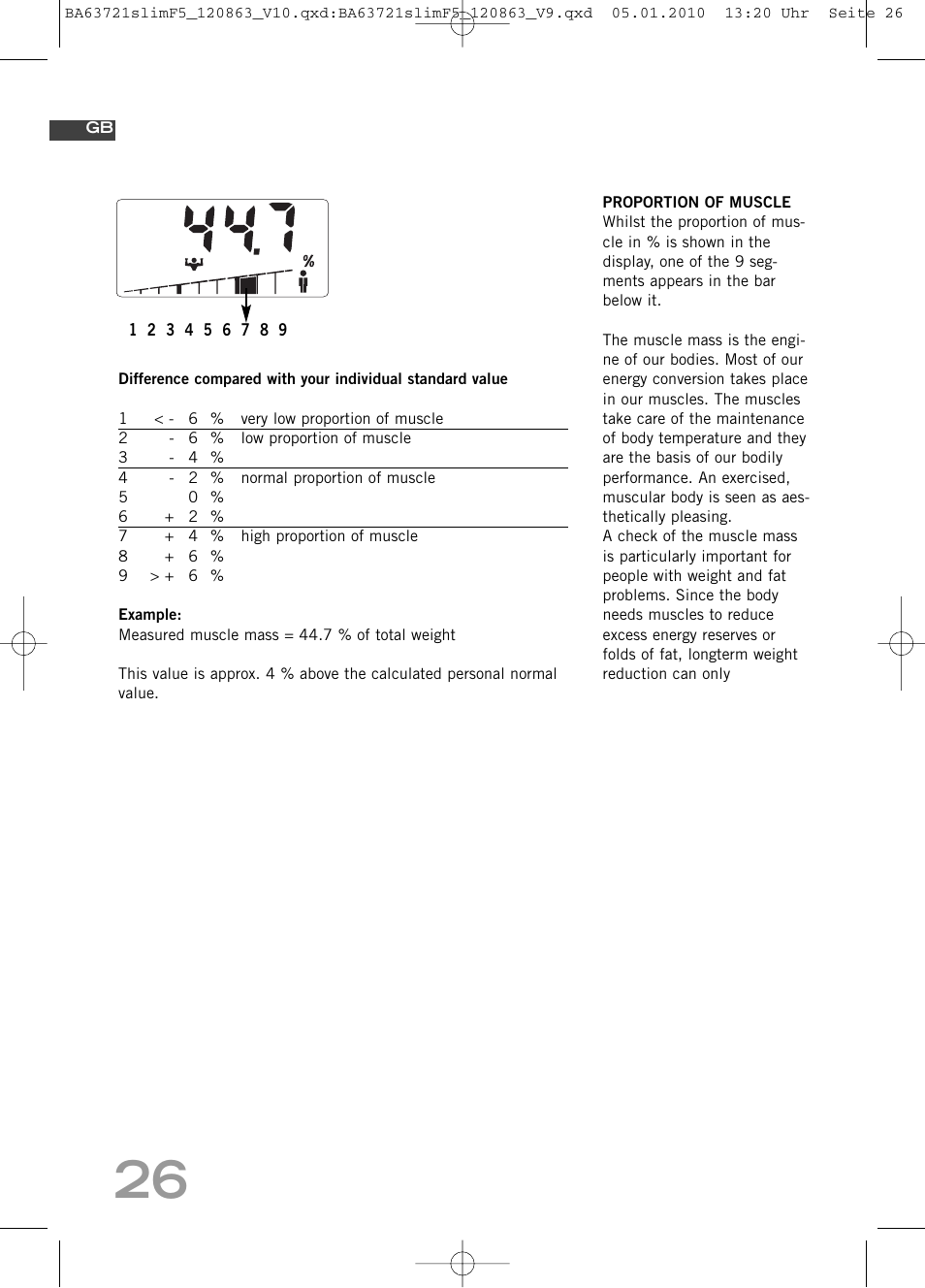 SOEHNLE Body Balance Slim F5 User Manual | Page 26 / 256