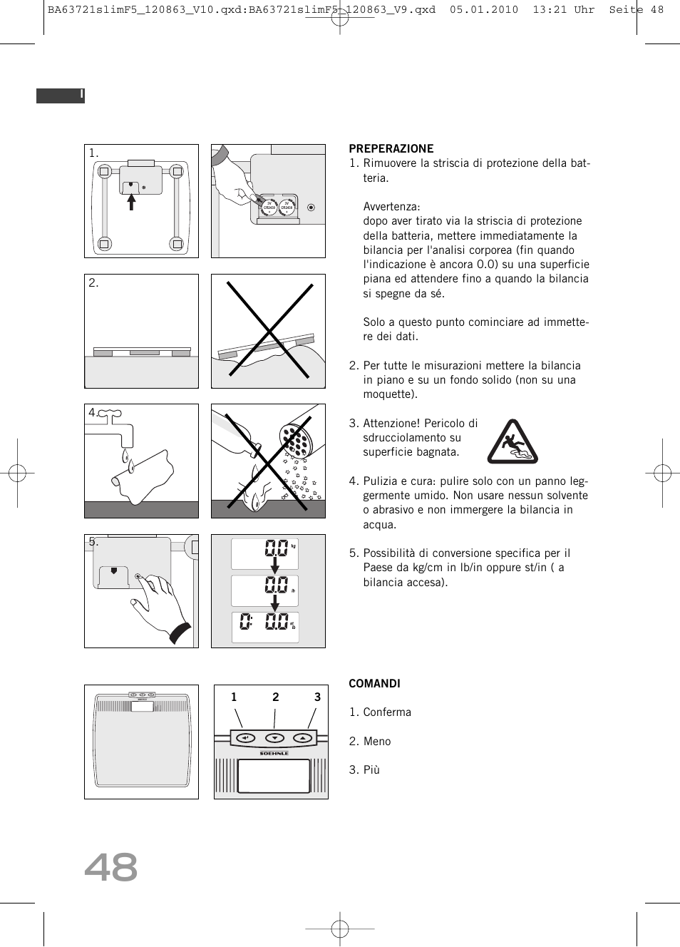 SOEHNLE Body Balance Slim F5 User Manual | Page 48 / 256