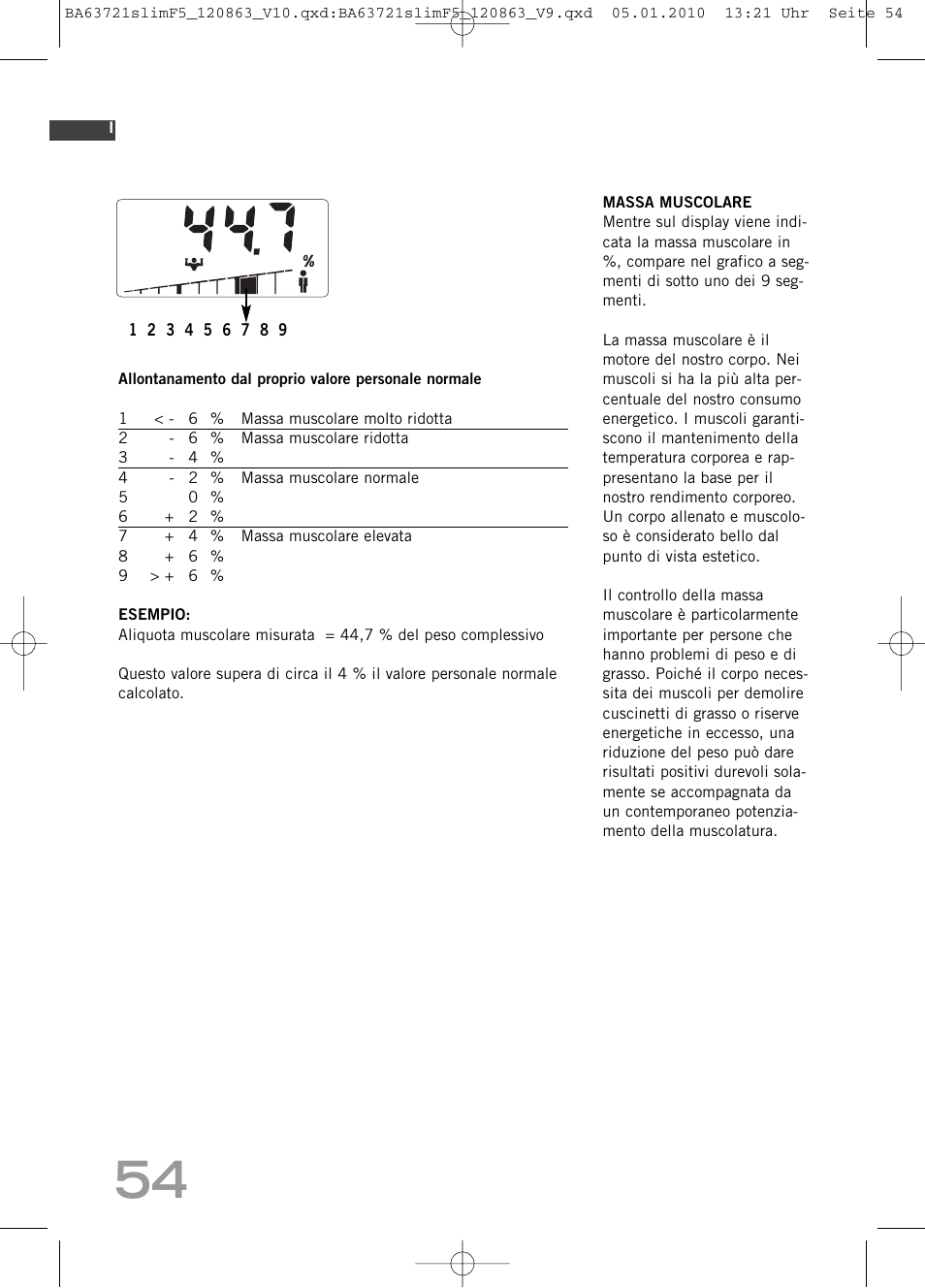 SOEHNLE Body Balance Slim F5 User Manual | Page 54 / 256