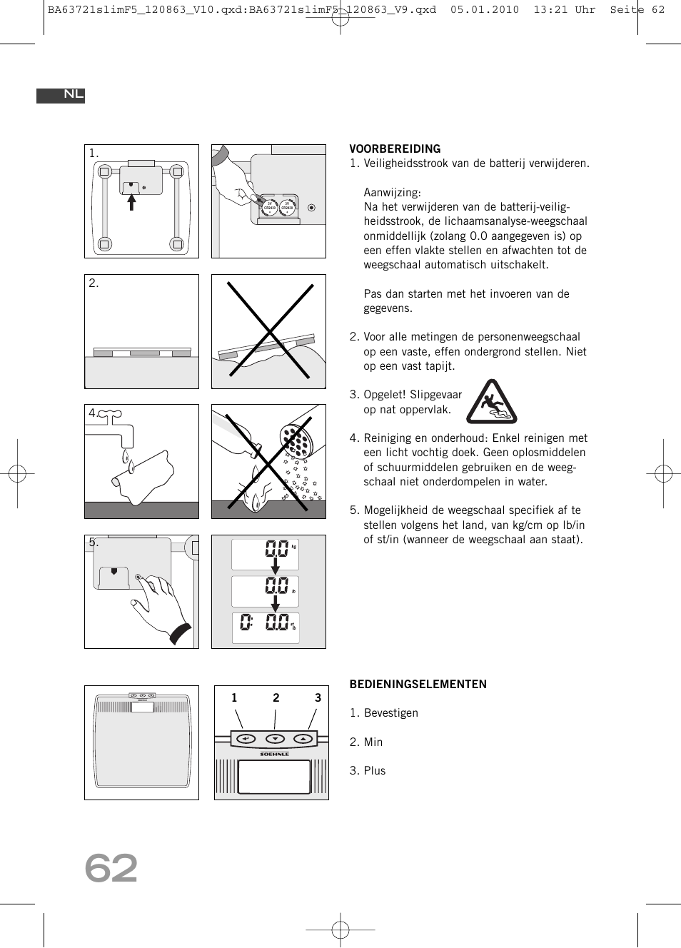 SOEHNLE Body Balance Slim F5 User Manual | Page 62 / 256