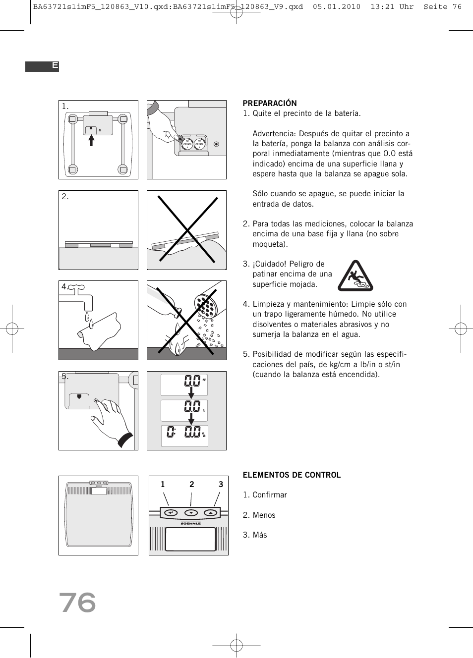 SOEHNLE Body Balance Slim F5 User Manual | Page 76 / 256