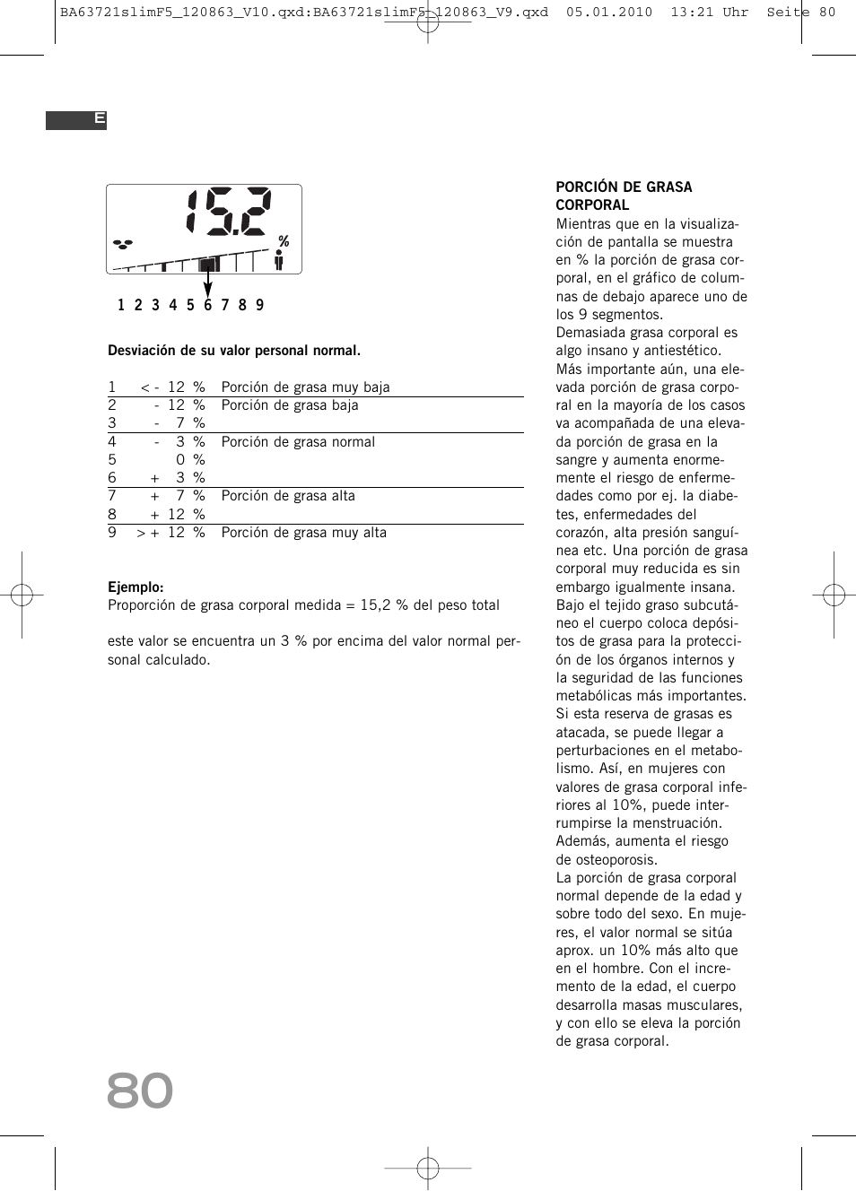 SOEHNLE Body Balance Slim F5 User Manual | Page 80 / 256