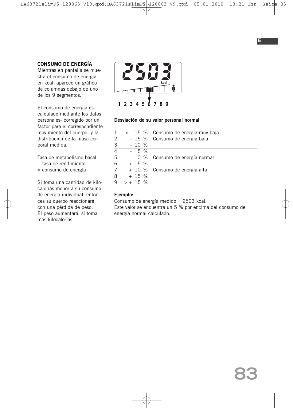 SOEHNLE Body Balance Slim F5 User Manual | Page 83 / 256