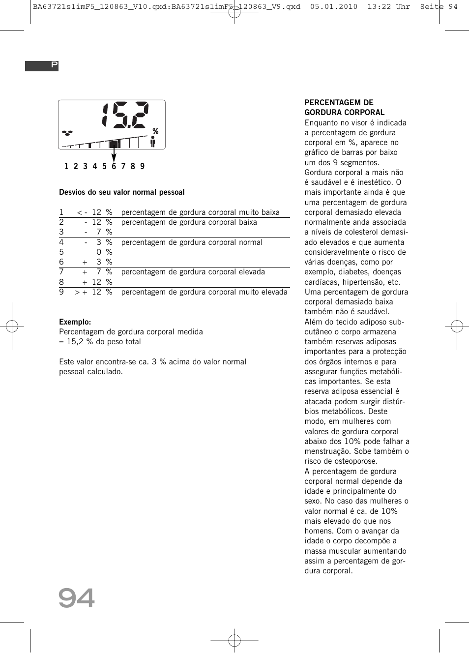 SOEHNLE Body Balance Slim F5 User Manual | Page 94 / 256